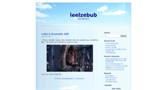 Desktop Screenshot of leelzebub.umwblogs.org
