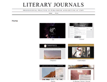 Tablet Screenshot of literaryjournals.umwblogs.org