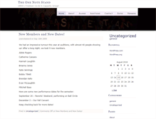 Tablet Screenshot of onenotestand.umwblogs.org