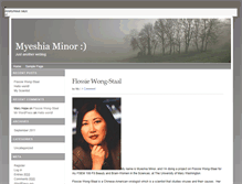 Tablet Screenshot of mminor.umwblogs.org