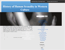Tablet Screenshot of historyofsexuality.umwblogs.org