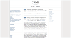 Desktop Screenshot of csims.umwblogs.org