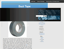 Tablet Screenshot of ducttape.umwblogs.org