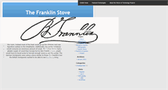Desktop Screenshot of franklinstove.umwblogs.org