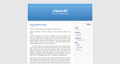 Desktop Screenshot of ciason40.umwblogs.org