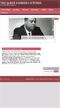 Mobile Screenshot of jamesfarmerlectures.umwblogs.org