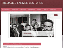 Tablet Screenshot of jamesfarmerlectures.umwblogs.org
